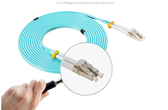 Gepanzerter LC - LC-Verbindungsstück-Glasfaser-optisches Kabel für Kommunikation im Freien