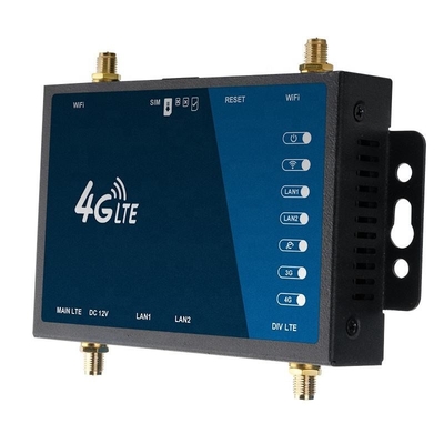 Industrieller WiFi-Router 4G LTE entriegelte abnehmbaren Hafen-SIM Card Slot Easy Setup-Stecker-Spiel-Radioapparat der Antennen-SMA